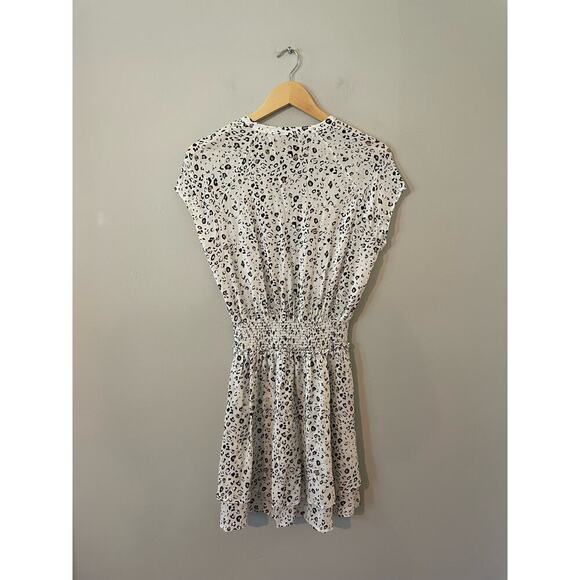 Rails Karla Cheetah Leopard Animal Print Smocked Waist Dress XS - Picture 2 of 7